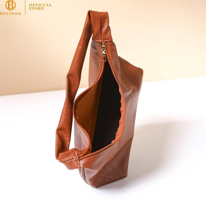 Soft Leather Hobo Bag