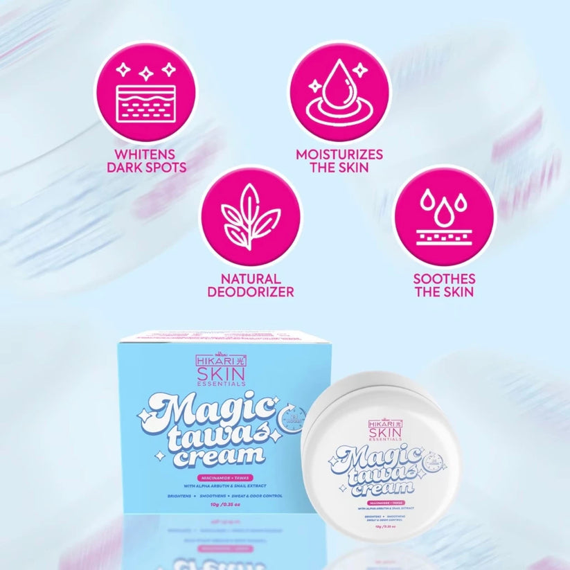 Hikari Magic Tawas Cream Underarm Whitening 10g