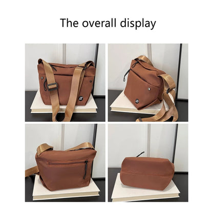 Waterproof Wide Strap Crossbody Bag