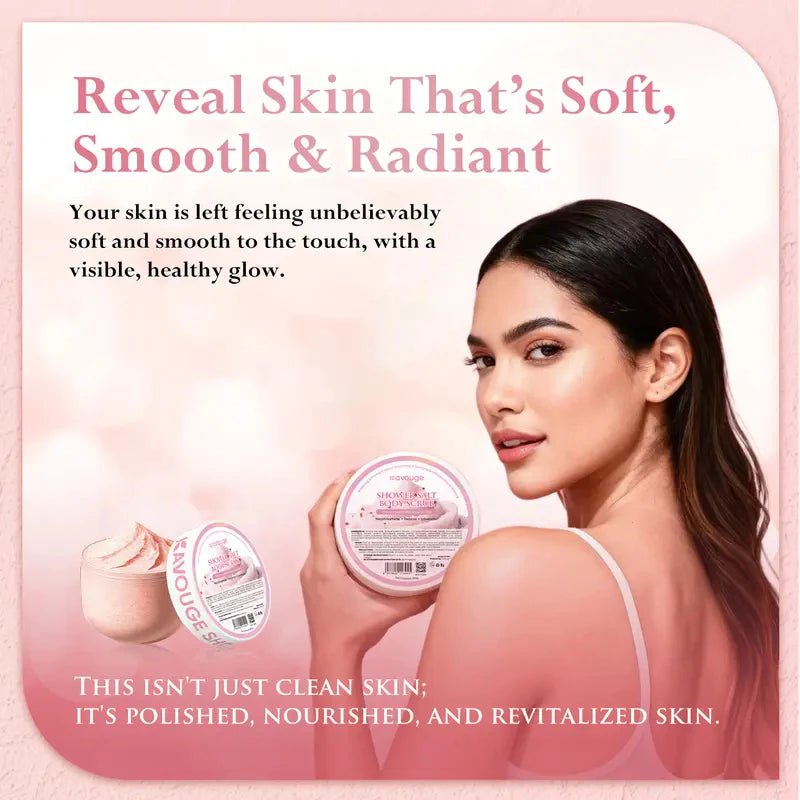 KAVOUGE Shower Salt Body Scrub