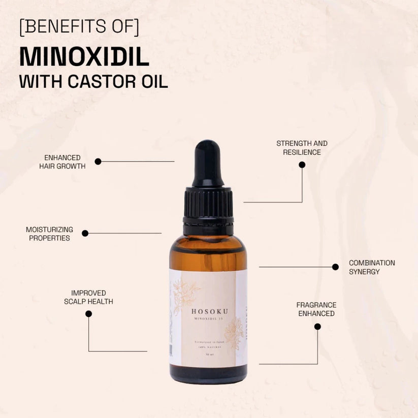 BUY 1 GET 1! HOSOKU 15% Minoxidil Hair Growth Serum (Oil Based)
