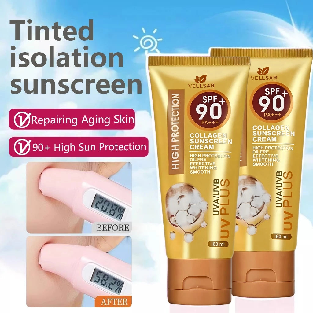 VELLSAR Collage Sunscreen Cream SPF90 PA+++ 60ml