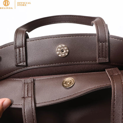 Minimalist Curved-Base Tote Bag