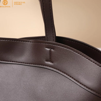 Minimalist Curved-Base Tote Bag