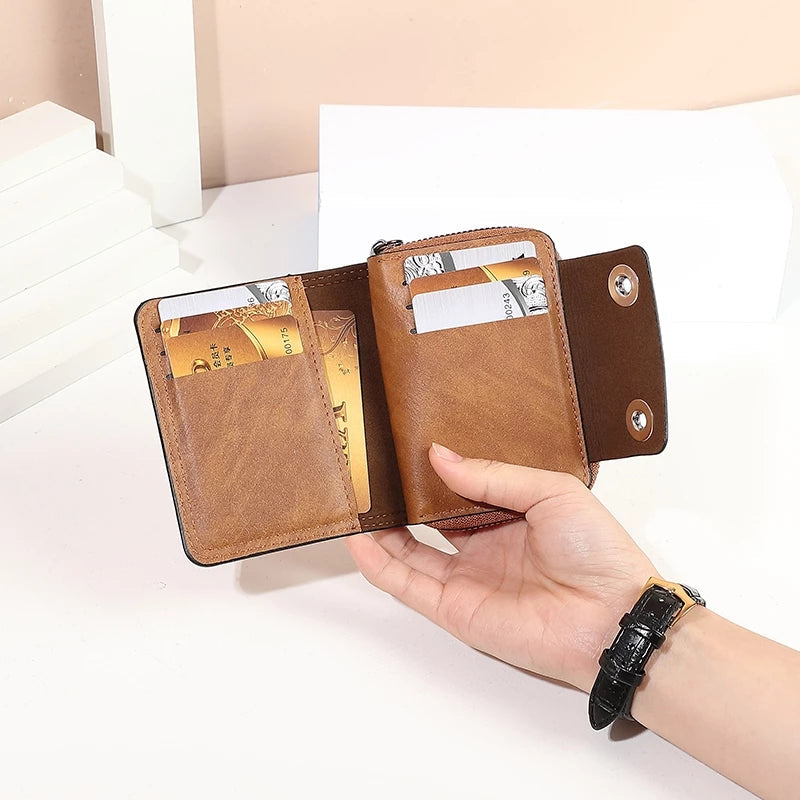 Classic Multi-Card Leather Wallet