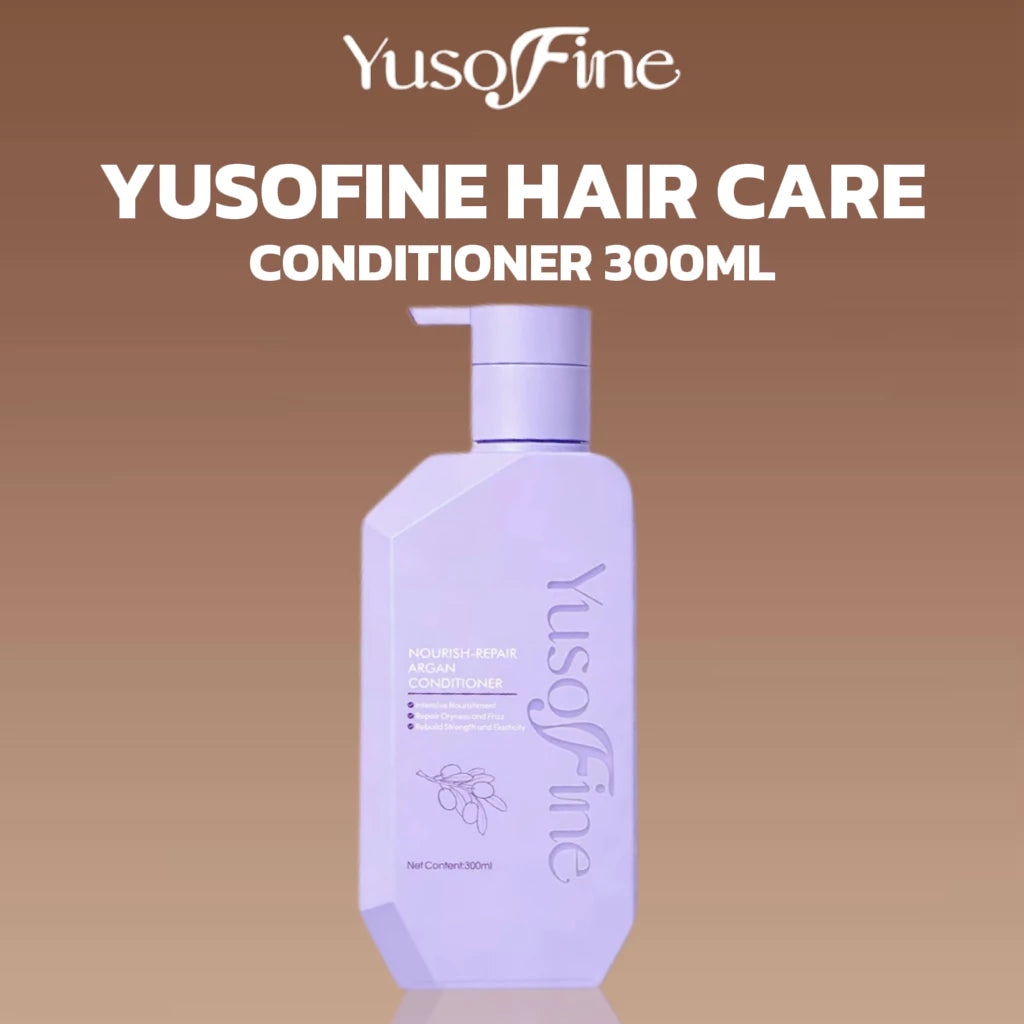 YUSOFINE Nourish-Repair Argan Shampoo + Conditioner + Hair Treatment