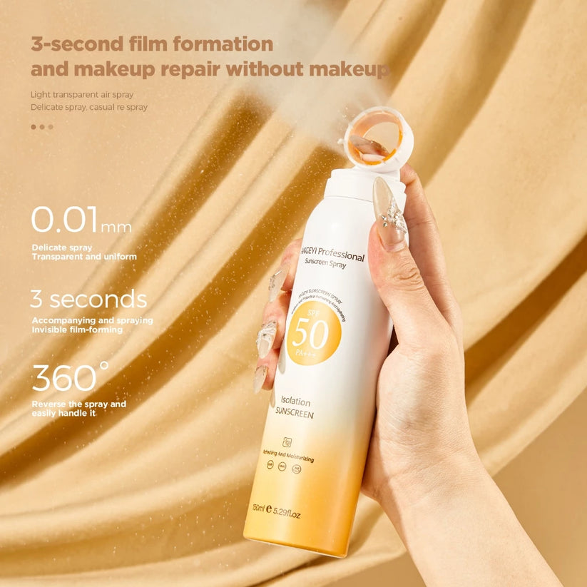 ANGEYI Professional Sunscreen Spray SPF50 PA+++