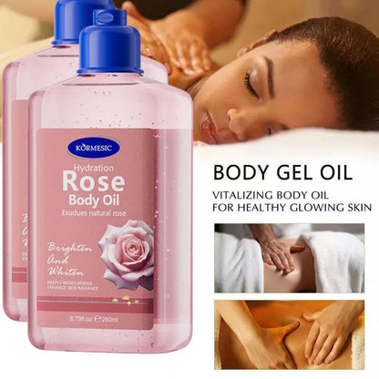 KORMESIC Rose & Niacinamide Brightening Glow Body Oil 260ml