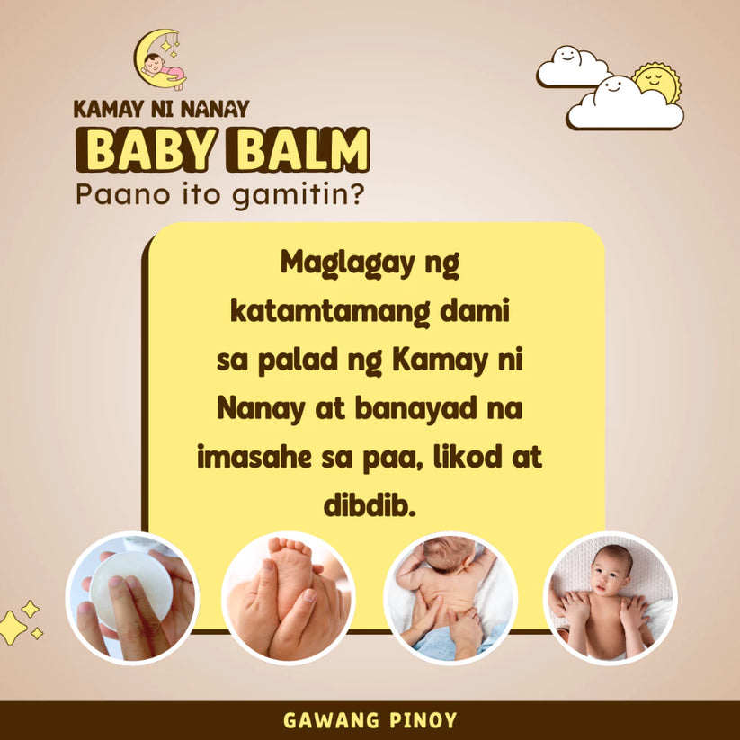 Kamay ni Nanay Baby Balm – Organic Balm for Babies | Safe for G6PD Deficiency