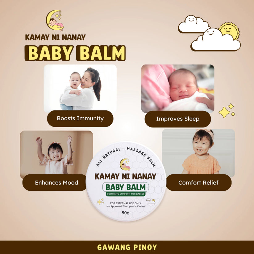 Kamay ni Nanay Baby Balm – Organic Balm for Babies | Safe for G6PD Deficiency