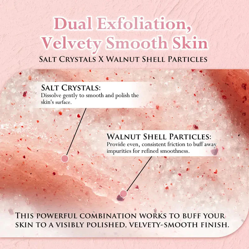 KAVOUGE Shower Salt Body Scrub