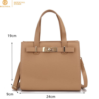 Sophisticated 2-Way Top-Handle Bag