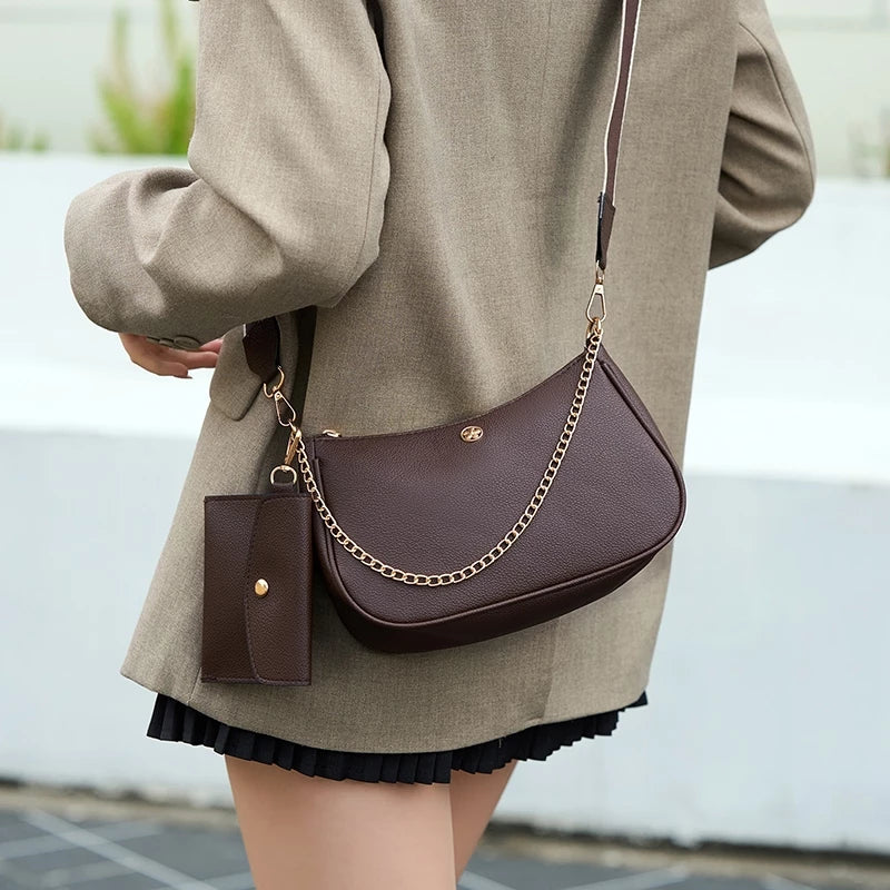 Street Style Chain Hobo Crossbody Bag