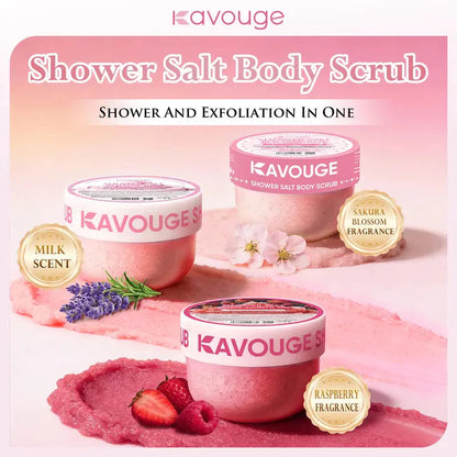 KAVOUGE Shower Salt Body Scrub
