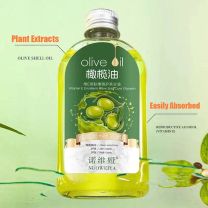 Pure Olive Oil with Vitamin E for Skin, Hair and Face
