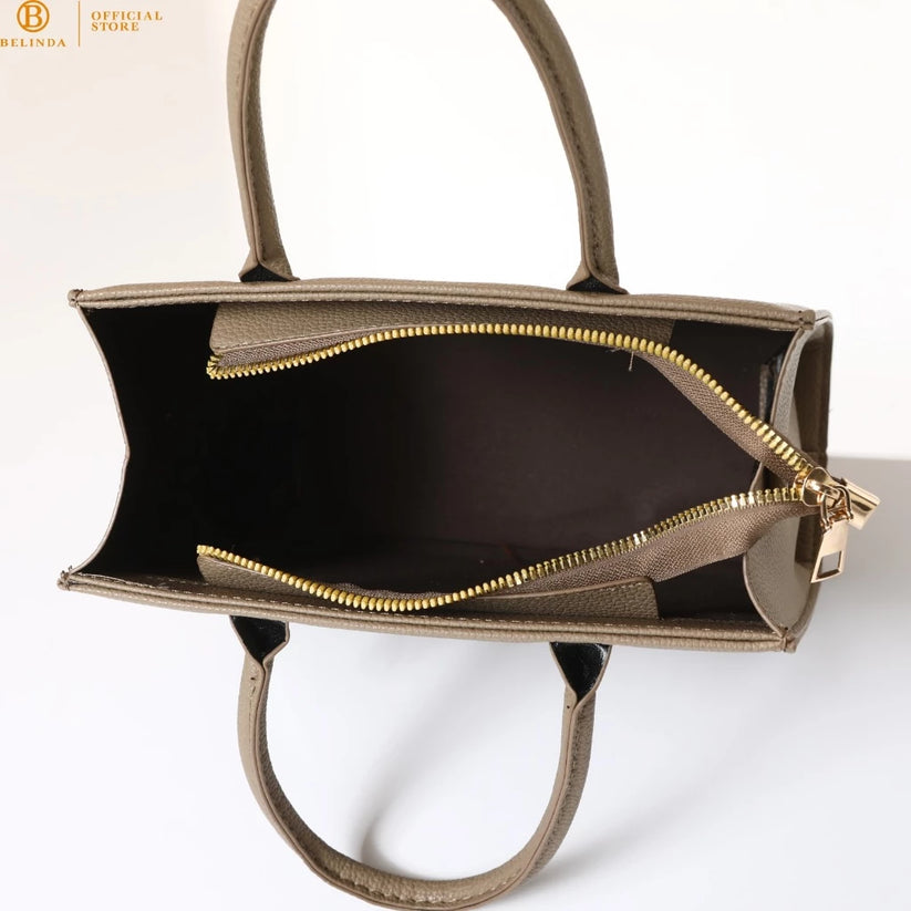 Classic Zip-Front Handbag