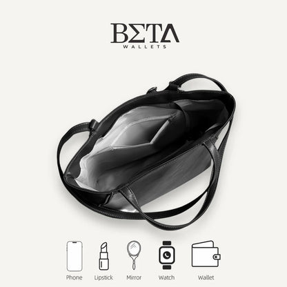 Leather Belt Motif 2-Way Shoulder Bag