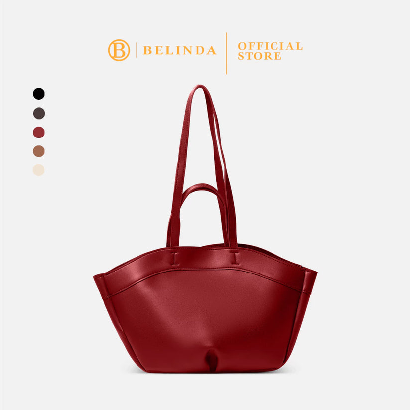 Minimalist Curved-Base Tote Bag