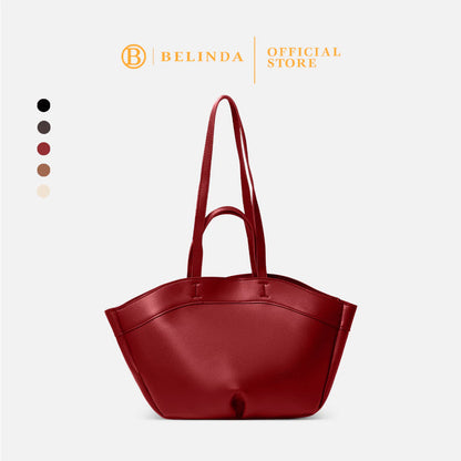 Minimalist Curved-Base Tote Bag