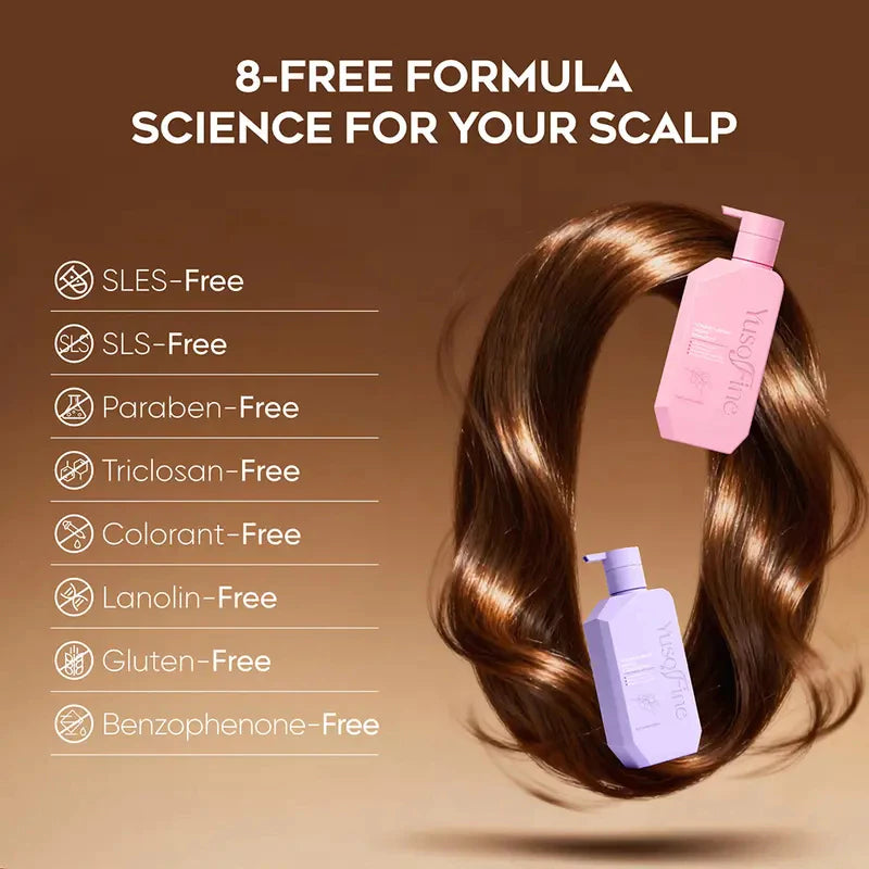 YUSOFINE Nourish-Repair Argan Shampoo + Conditioner + Hair Treatment