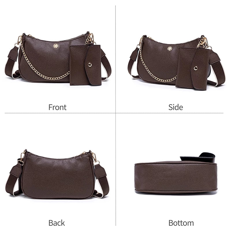Street Style Chain Hobo Crossbody Bag