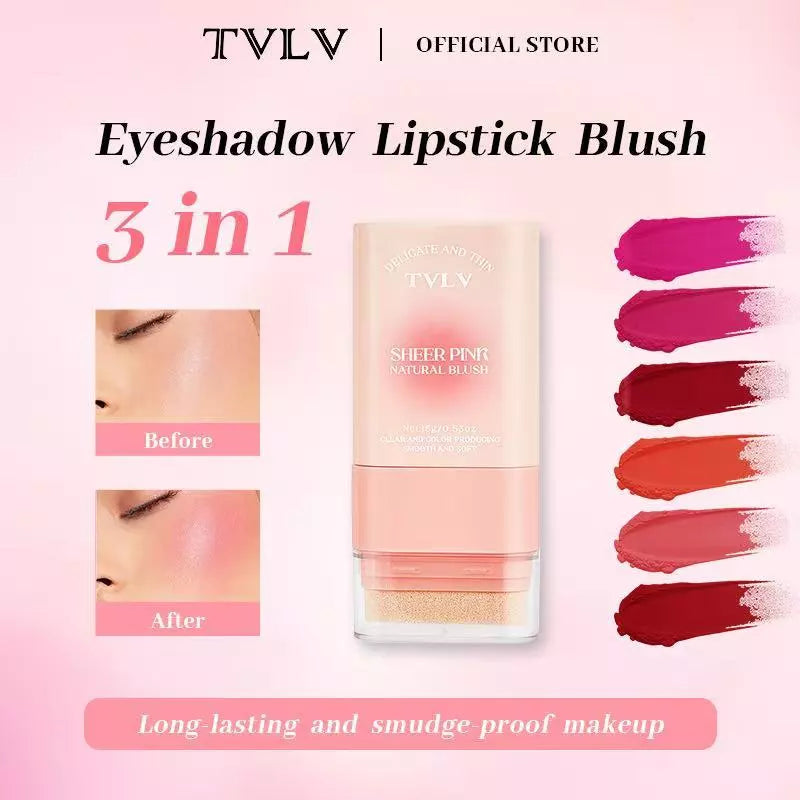 TVLV  3-in-1  Double-Ended Blush Cream