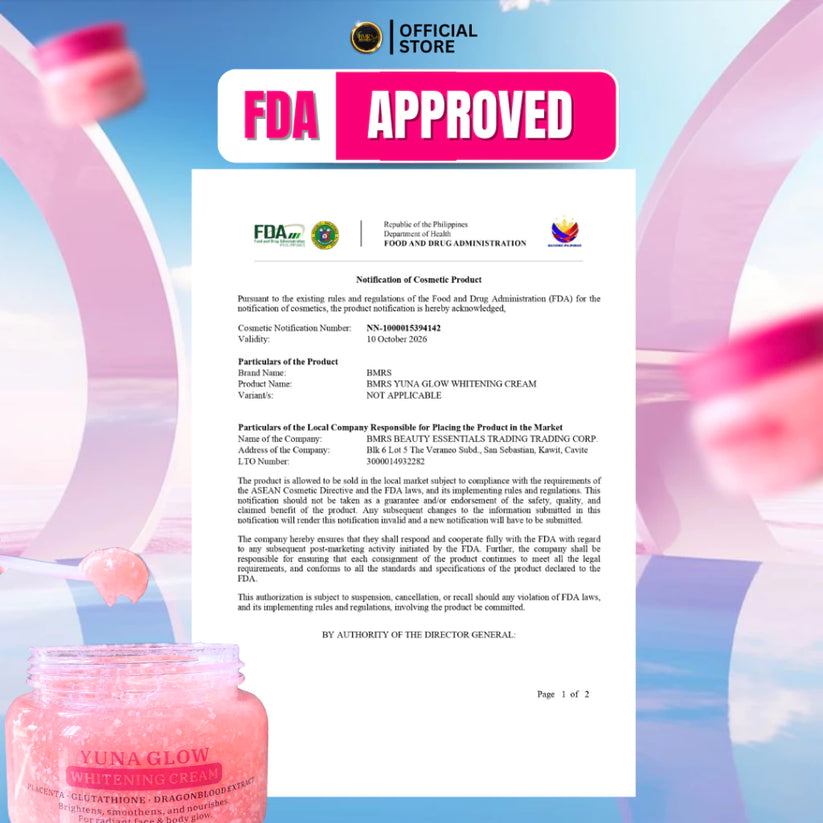 BMRS Yuna Glow Whitening Cream 200ml