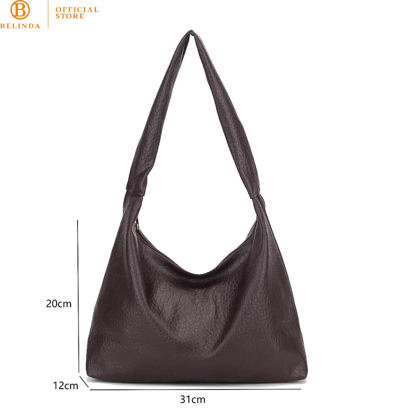 Soft Leather Hobo Bag