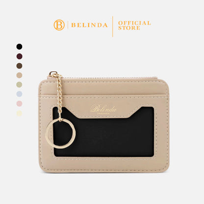 Multi-Slot Card Holder Coin Purse with Keyring