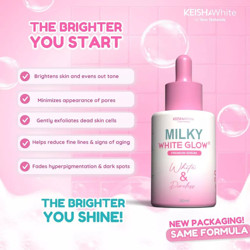 KEISHA WHITE Milky white Glow Premium Serum X20