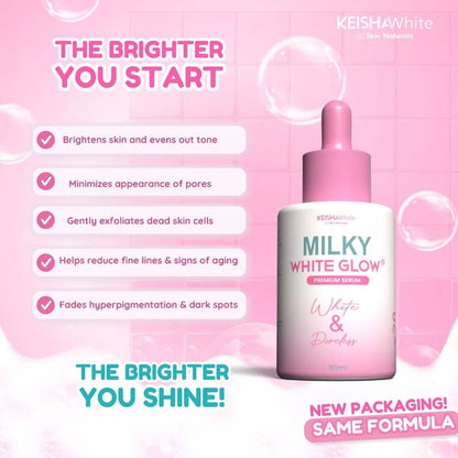 KEISHA WHITE Milky white Glow Premium Serum X20