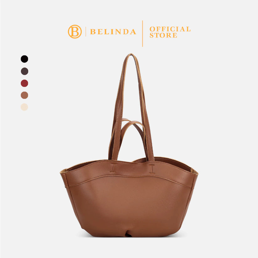 Minimalist Curved-Base Tote Bag