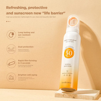ANGEYI Professional Sunscreen Spray SPF50 PA+++
