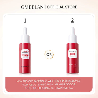 GMEELAN Centella AHA Peeling Serum 5X vC Brightening Exfoliating Even Skin Tone Facial Serum