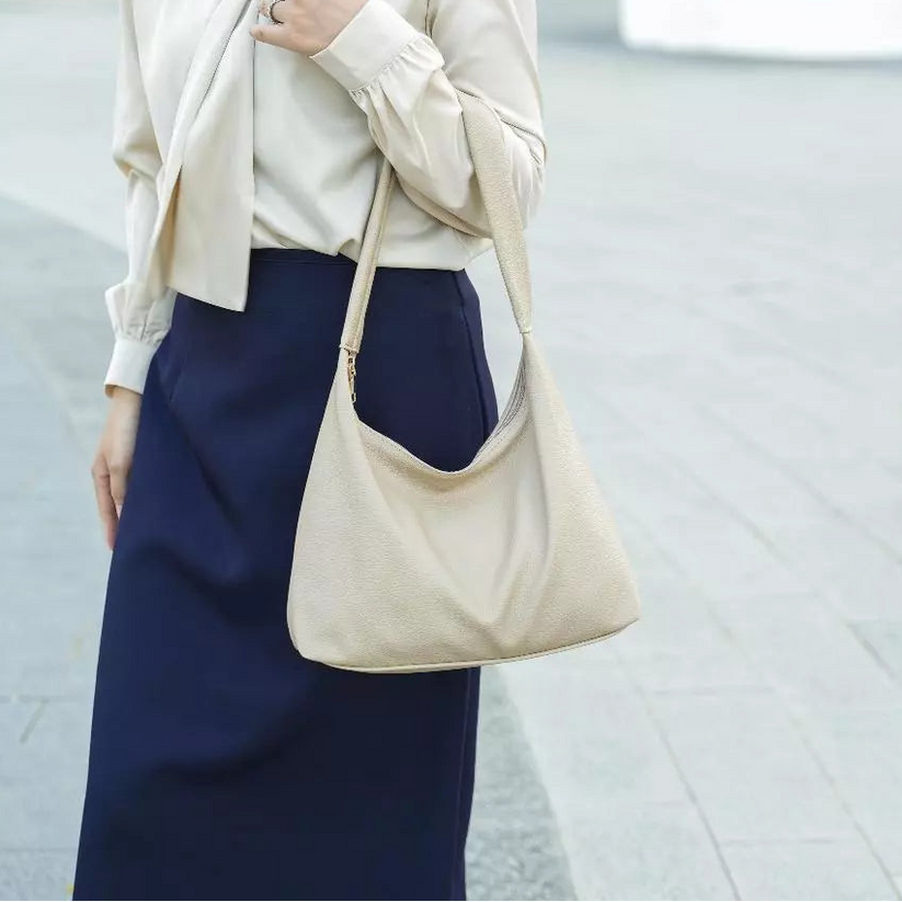 Soft Leather Hobo Bag