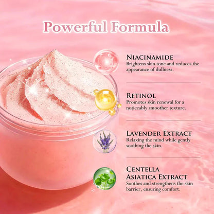 KAVOUGE Shower Salt Body Scrub