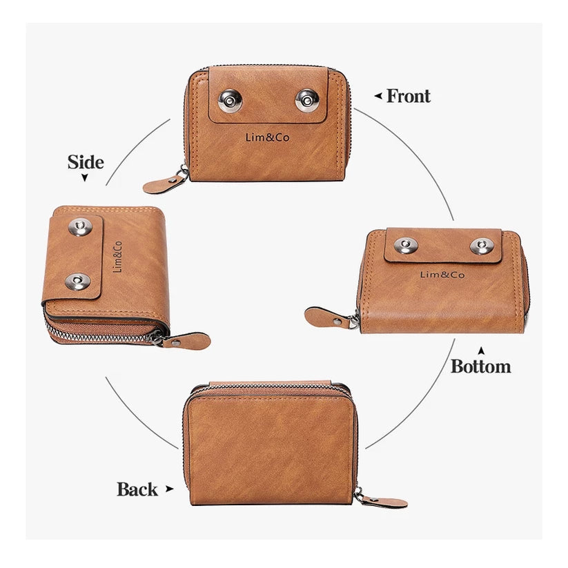 Classic Multi-Card Leather Wallet