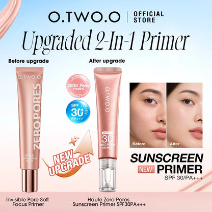 O.TWO.O Zero Pores Sunscreen Primer SPF30/PA+++