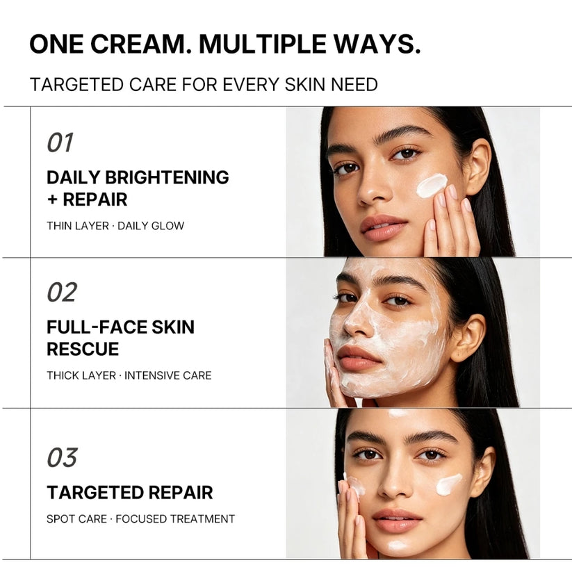 TEASHELL Niacinamide Brightening Skin Essence Cream Pro-Vitamin B5