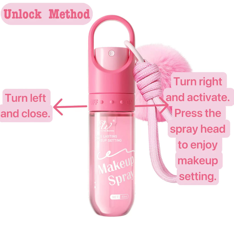 DW 24h Long Lasting Makeup Setting Spray W/ Keychain 50ml