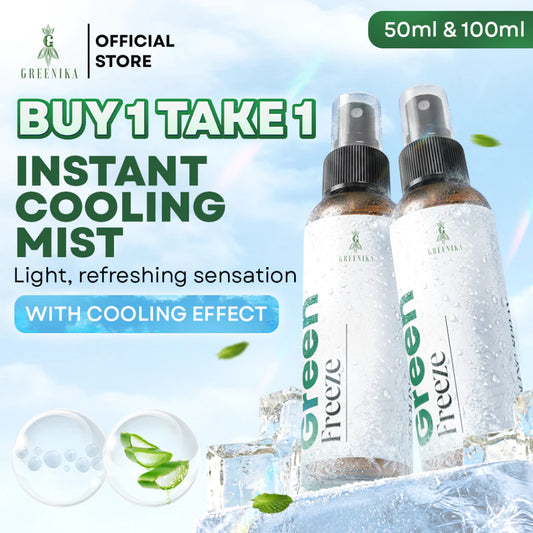 BUY 1 TAKE 1 Greenika Green Freeze Instant Cooling Spray for Body