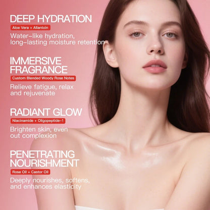 KORMESIC Rose & Niacinamide Brightening Glow Body Oil 260ml