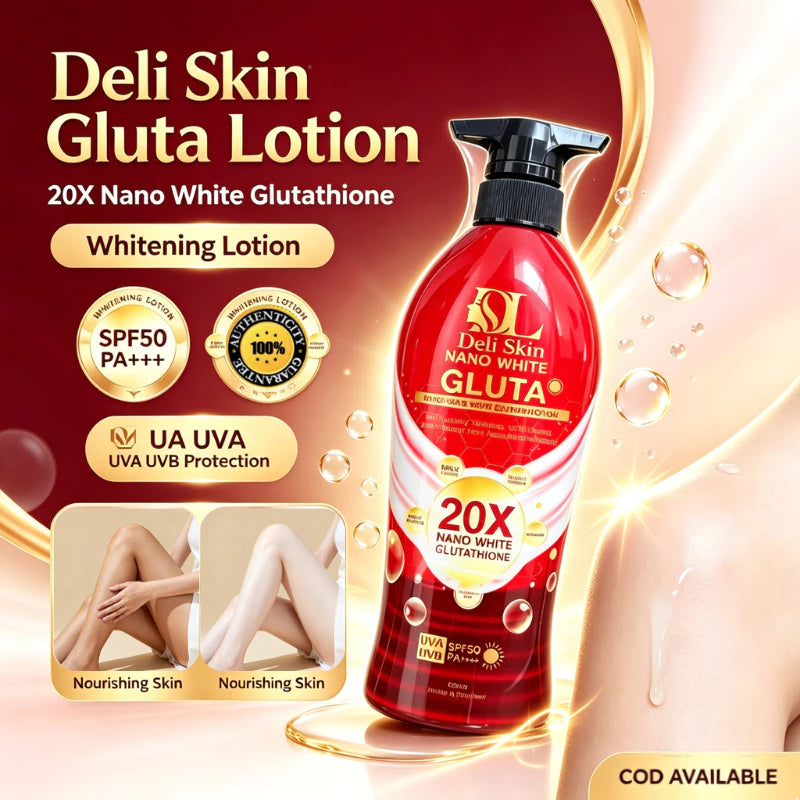 Deli Skin 20X Nano White Gluta Whitening Body Lotion SPF50 PA++++
