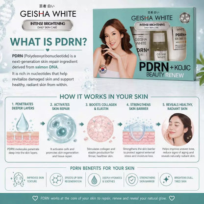 Geisha White PDRN + Kojic Beauty Renew Kit