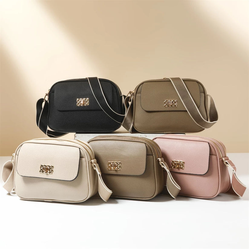 High-End Leather Shoulder Crossbody Bag