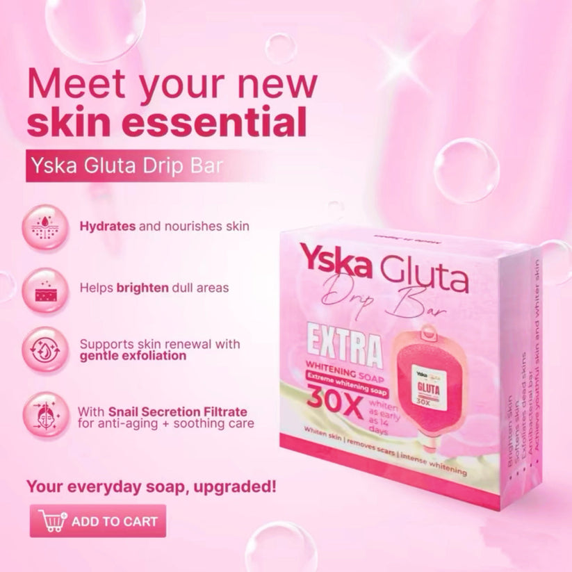 Yska Gluta Drip Soap Bar Extreme Whitening 70g