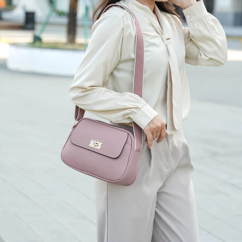 High-End Leather Shoulder Crossbody Bag
