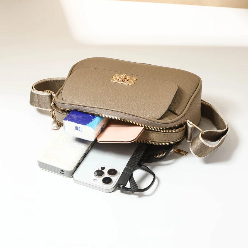 High-End Leather Shoulder Crossbody Bag