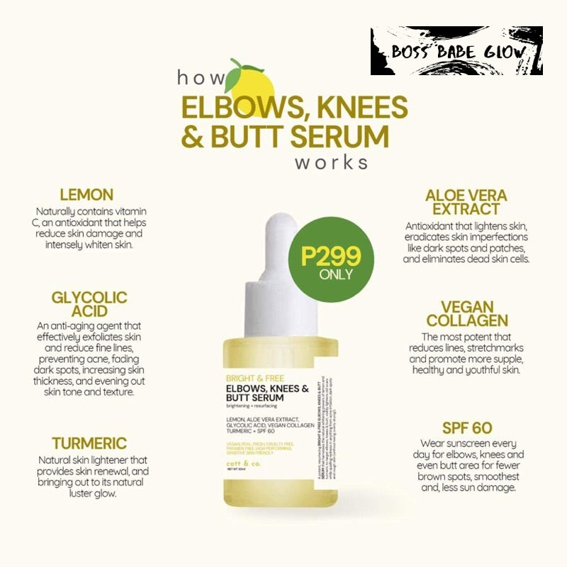 Catt & Co. Elbows, Knees & Butt Serum