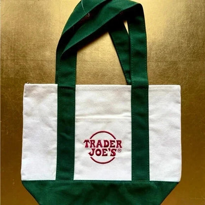 Trader Joe's Mini Canvas Tote Bag